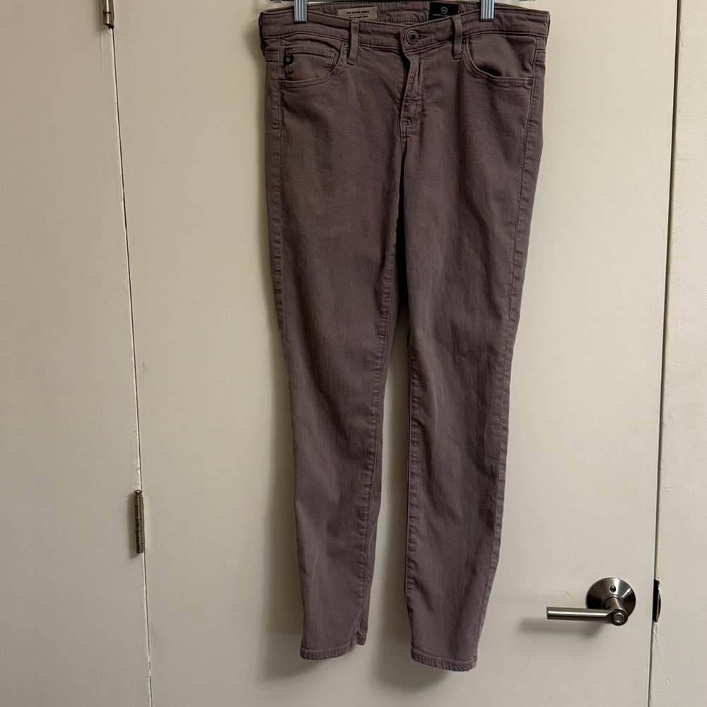 AG Adriano Goldschmied  “The Stevie” Women's Slim Straight Ankle Jeans